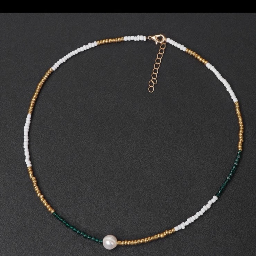 Simple Baroque Pearl Thread Necklace